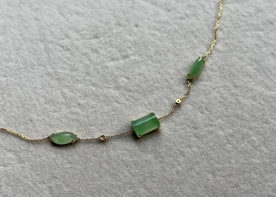 冰陽果綠墜飾手鏈組