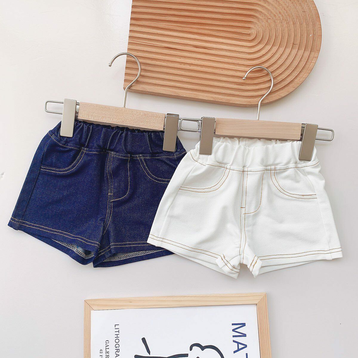 男女寶都該包色的短褲