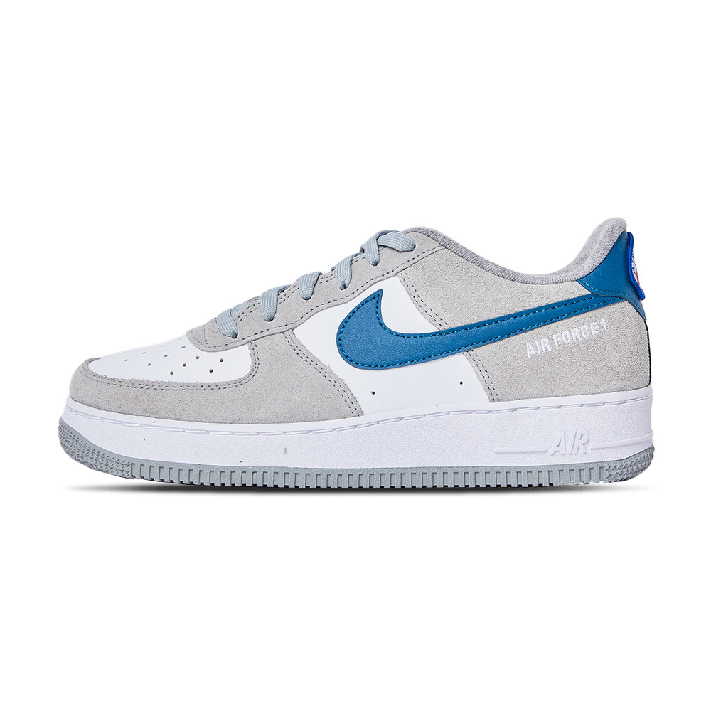 Nike Air Force 1 LV8 (GS) 大童白灰藍經典運動休閒鞋DH9597-001