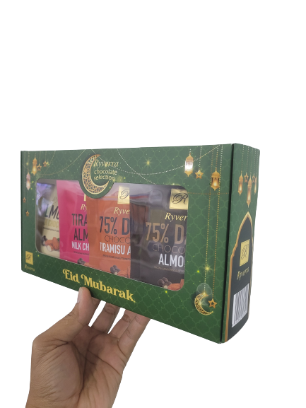 Gift Box Aidilfitri Ryverra Panned Chocolate 4x40g