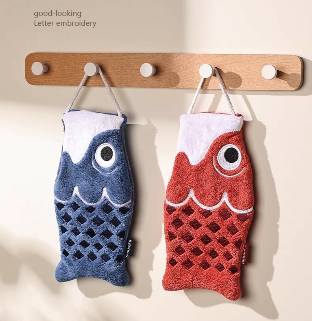 可愛風鯉魚旗擦手巾(買一送一兩件組)