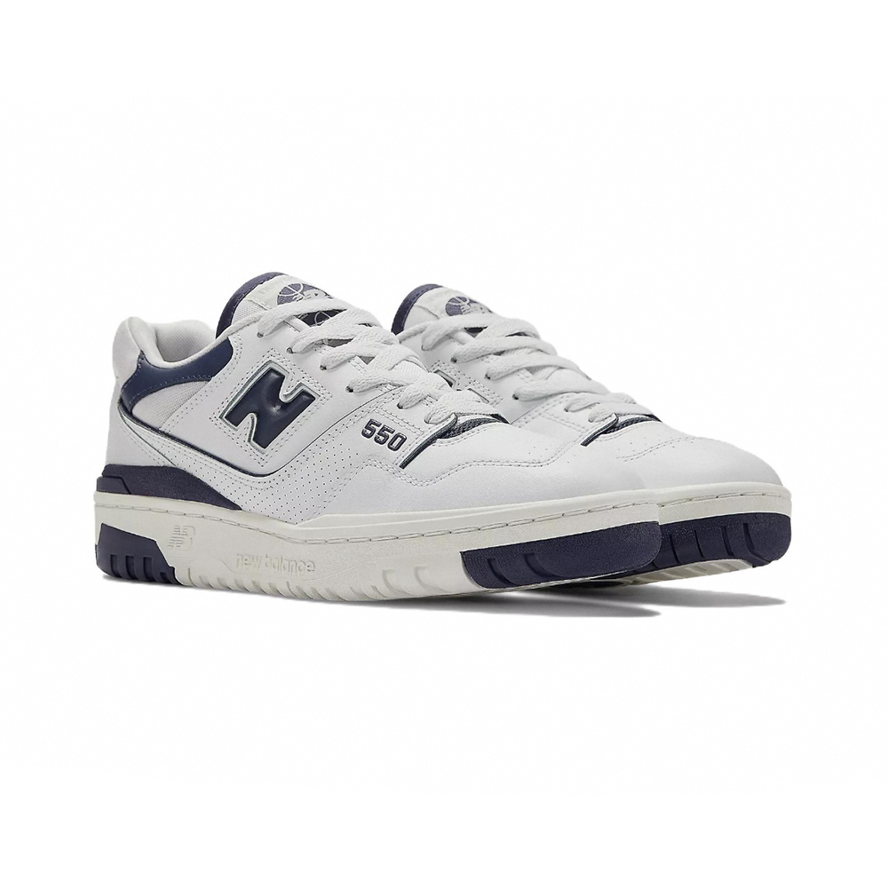 New Balance 550 White Dark Mercury 海軍藍 BBW550BA