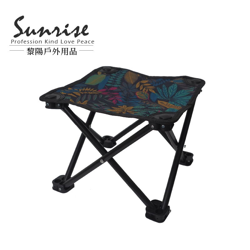 寬四角折疊椅(無靠背) 熱帶雨林 寫生椅/釣魚椅/露營/戶外 54CTV70279