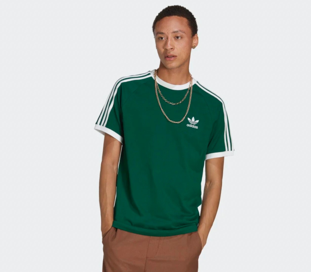 Adidas Classics 三葉草 休閒上衣 圓領 TEE 綠 MAR-