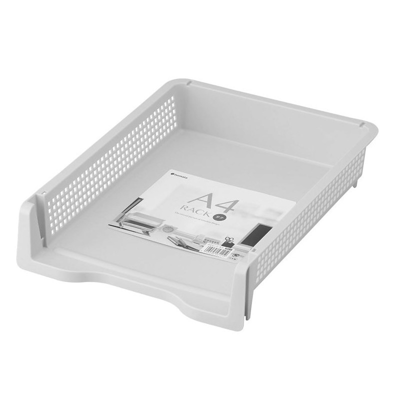 A4文件收納盤/灰 25.3x32.9x7cm