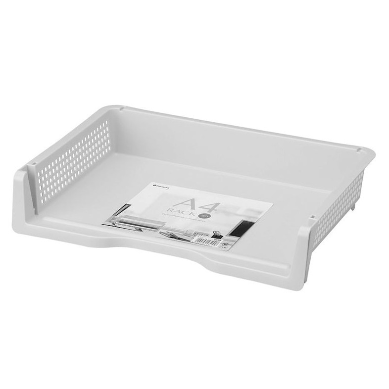 A4文件收納盤/灰 33.9x24.1x7cm