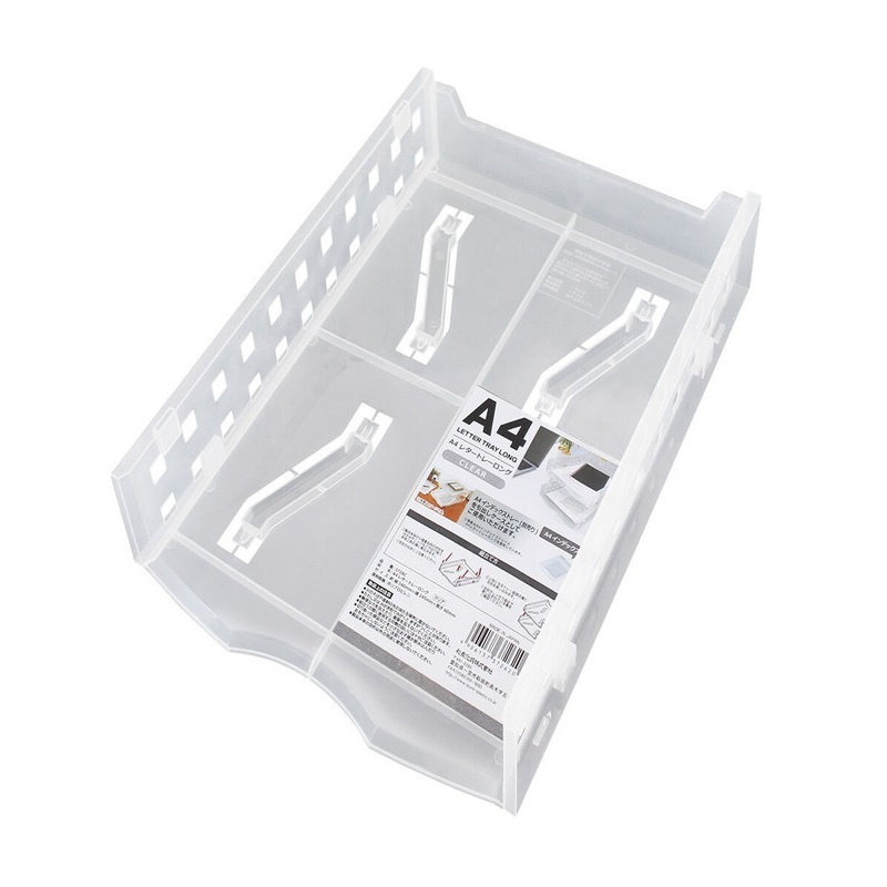 A4文件收納盒/透明 24.5x34x6cm