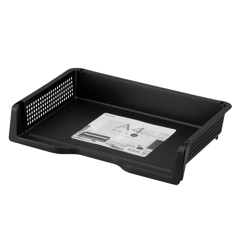 A4文件收納盤/黑 33.9x24.1x7cm