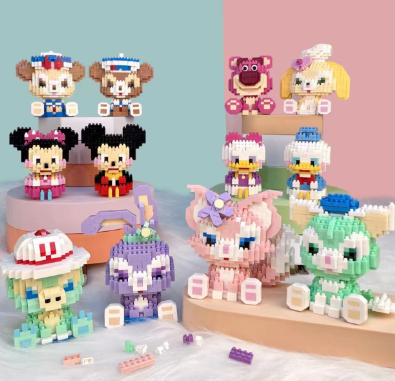 情侣卡通乐高 1套2盒（情侣装）