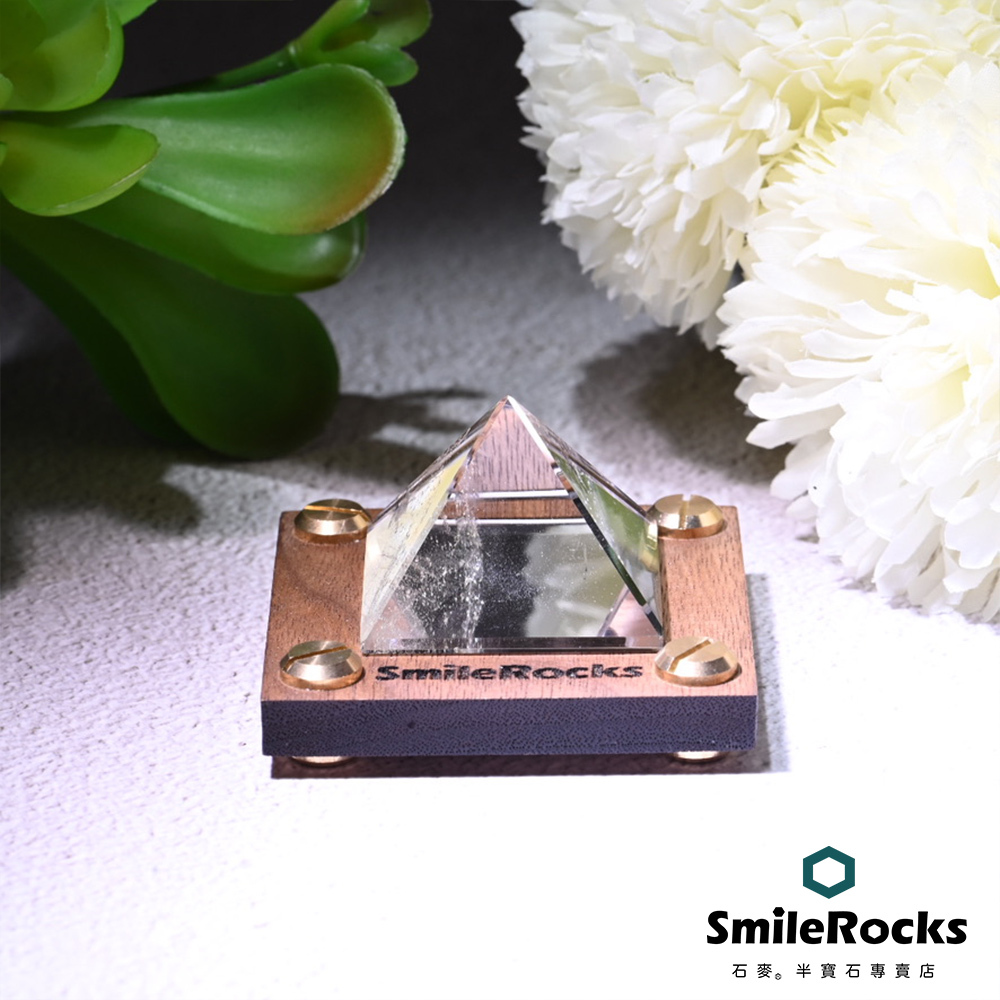 【石麥SmileRocks】白水晶金字塔