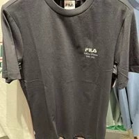 [S] FILA SMALL LINEAR 2 SHORT SLEEVE T-SHIRT,BLACK, FS2RSE2113X-BLK (SFL189)