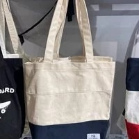 [S] FILA COLOR BLOCKING ECO BAG,CREAM, FS3BCD6302X-CRM (SFL194)