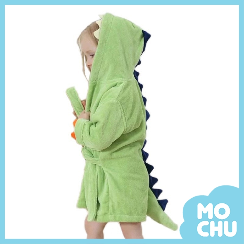 長尾巴恐龍浴袍(三色)