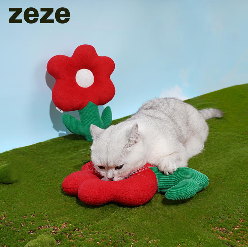 Zeze Flower Cat Toy ( Catnip )