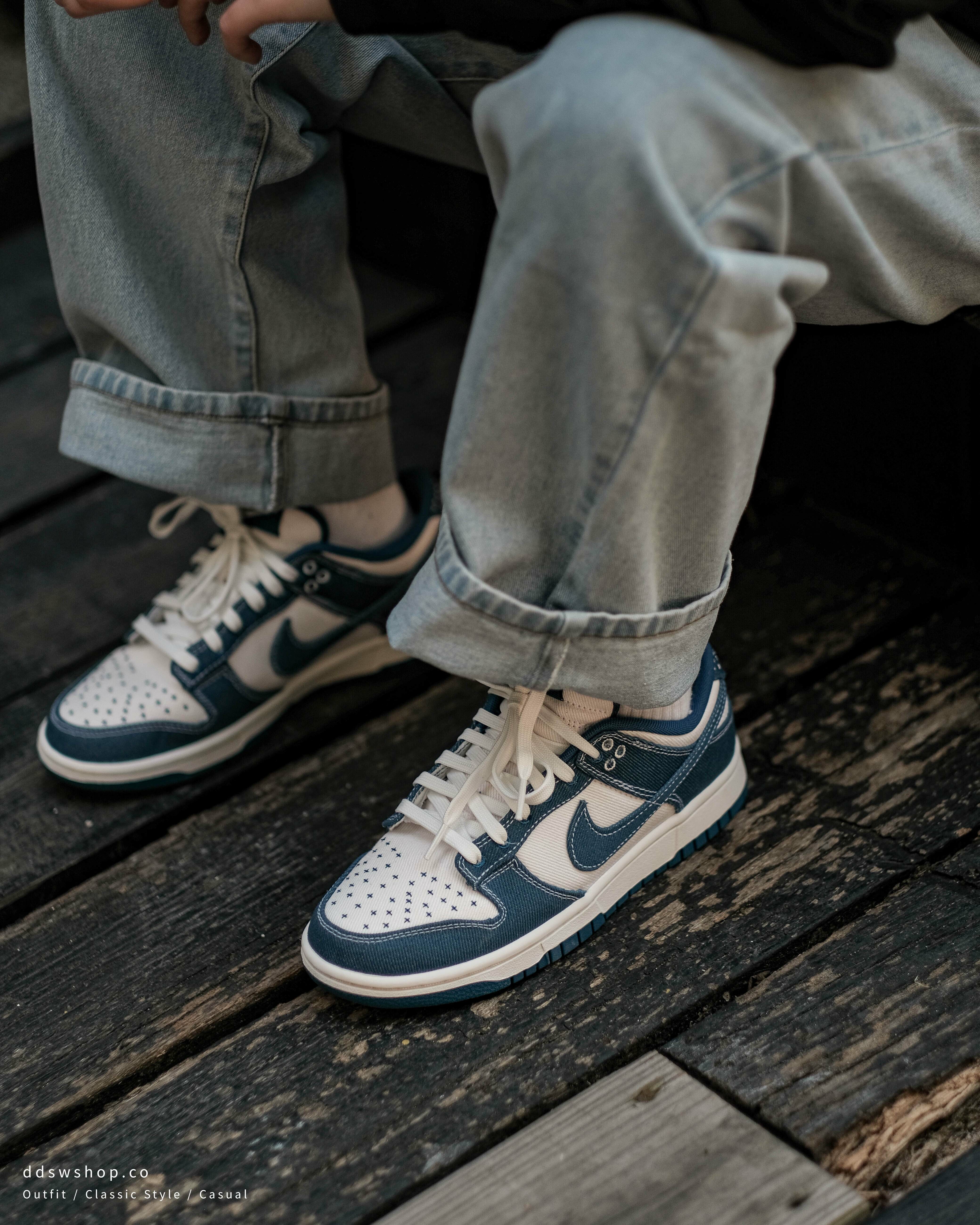 Nike Dunk Low 'Industrial Blue' 牛仔藍單寧帆布DV0834-101