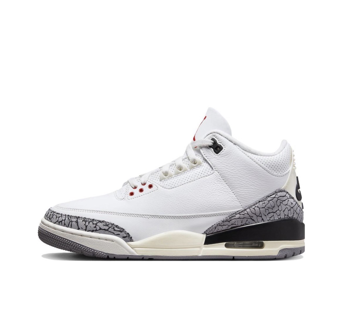 NIKE Air Jordan 3 White Cement Reimagined 做舊 爆裂紋 白水泥 白灰紅 2023年版