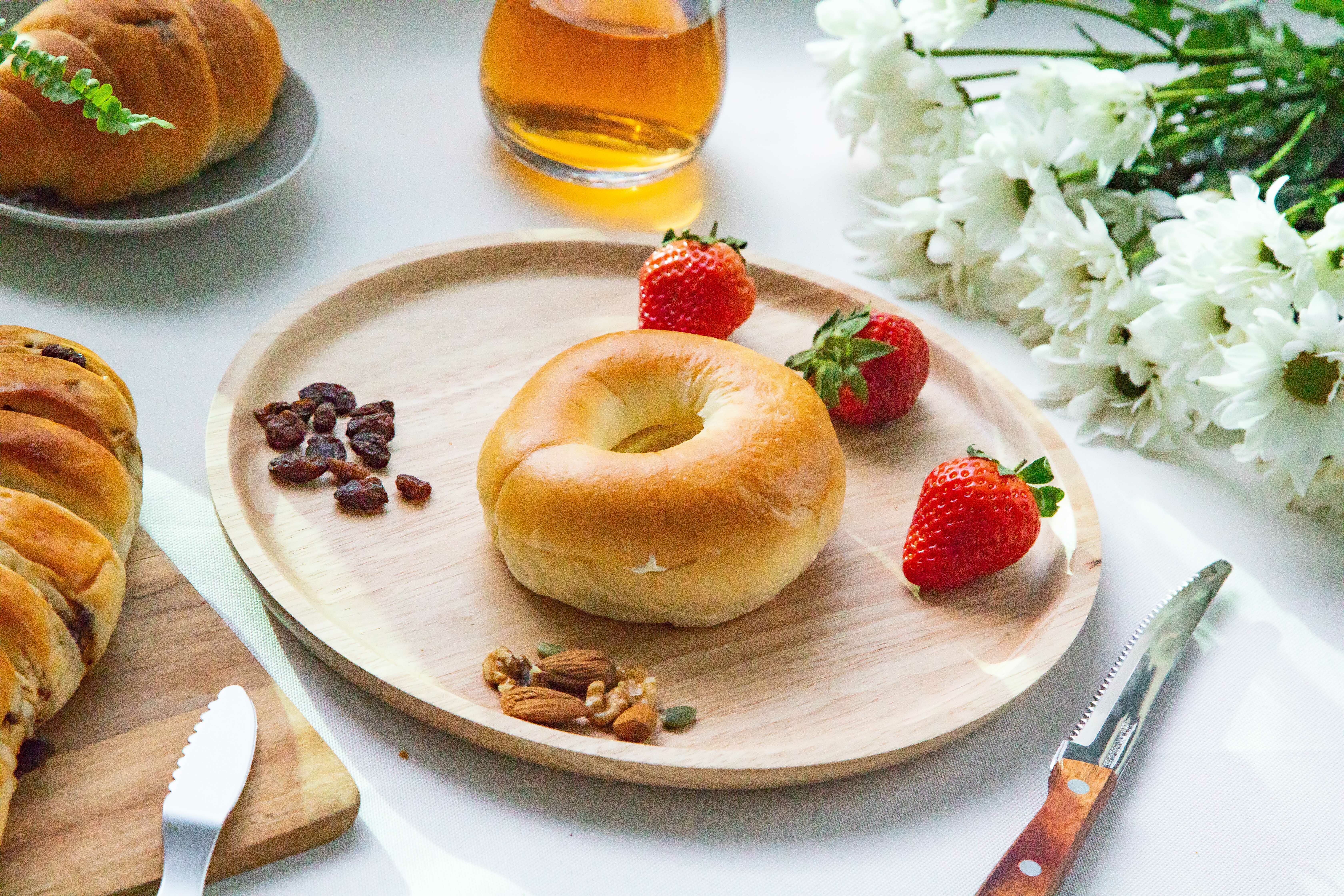 萊姆葡萄貝果(冷凍)-2入組