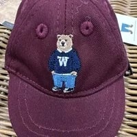 [S] WHO.A.U STEVE BALL CAP,BURGUNDY, WHAWC4991A2999900 (SWAU111)