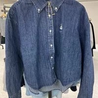 [S] WHO.A.U STEVE DENIM SHIRT,INDIGO, WHYJD2323F-INDIGO (SWAU120)
