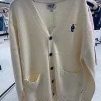 [S] WHO.A.U STEVE V-NECK CARDIGAN,IVORY, WHCKD1102U-IVORY (SWAU121)
