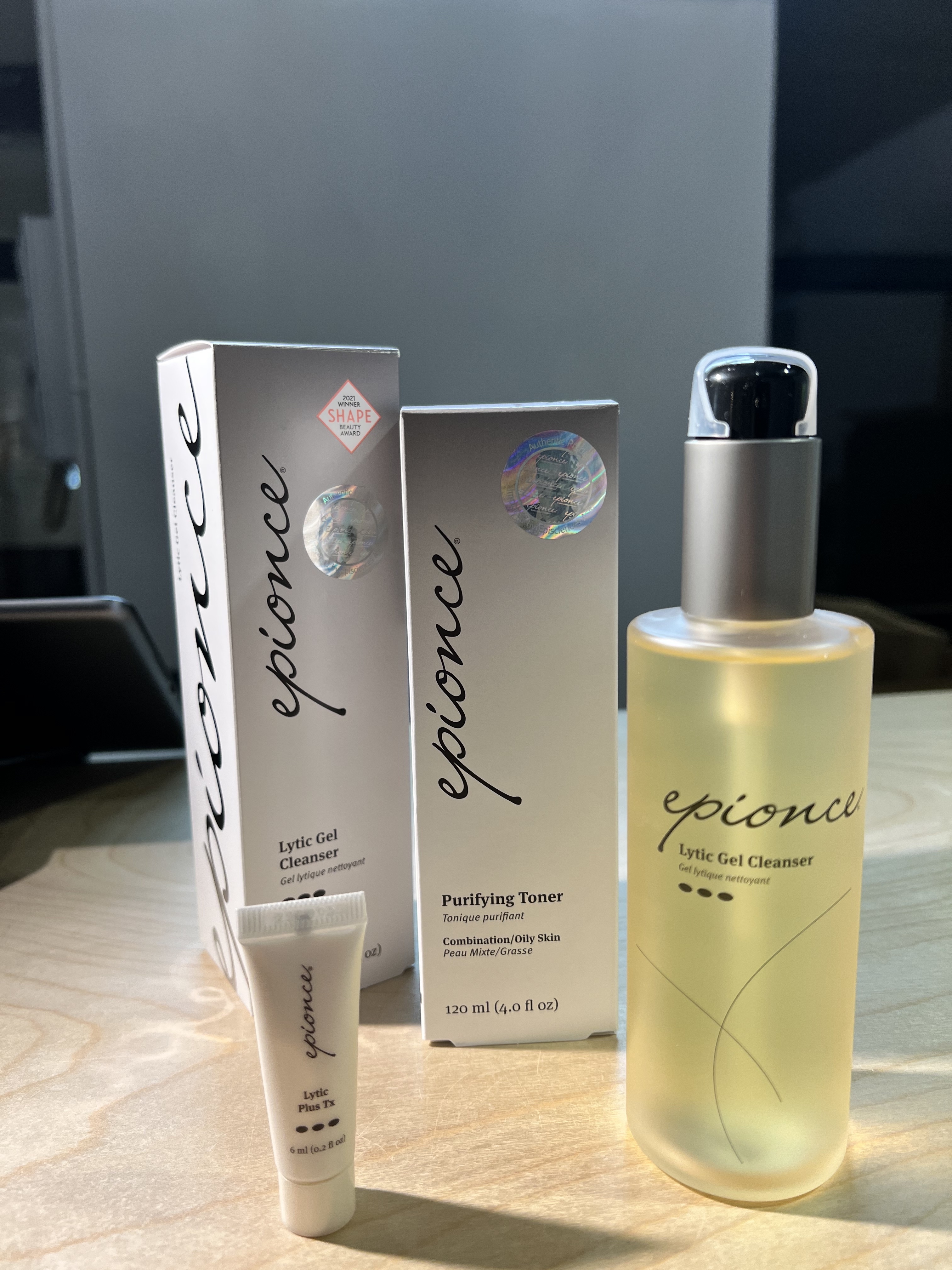 epionce toner + lytic gel cleaning set