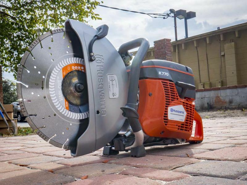 瑞典名牌14寸汽油鋸。適合石材，金屬切割(行貨) ( 可訂貨 )