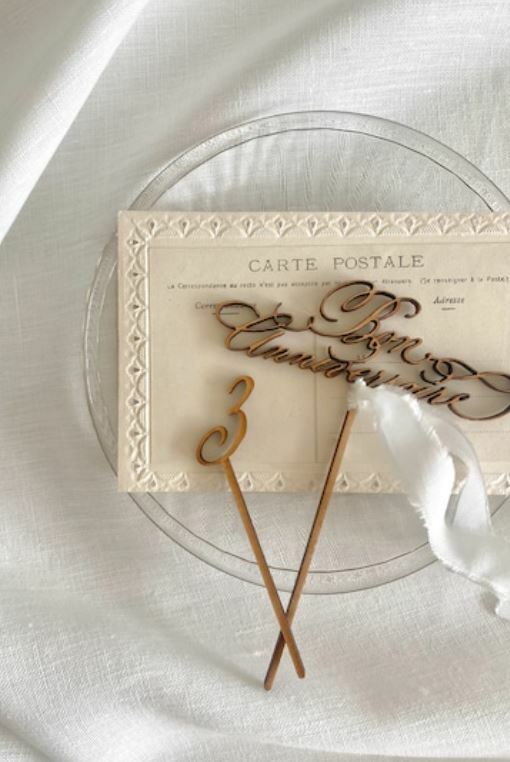 日本 數字蛋糕插牌