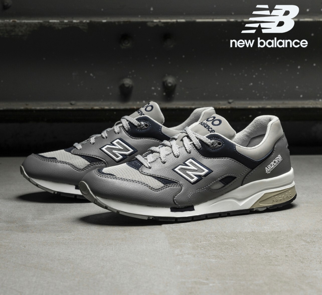 New Balance 復古鞋中性灰色CM1600LG-D楦MAR-