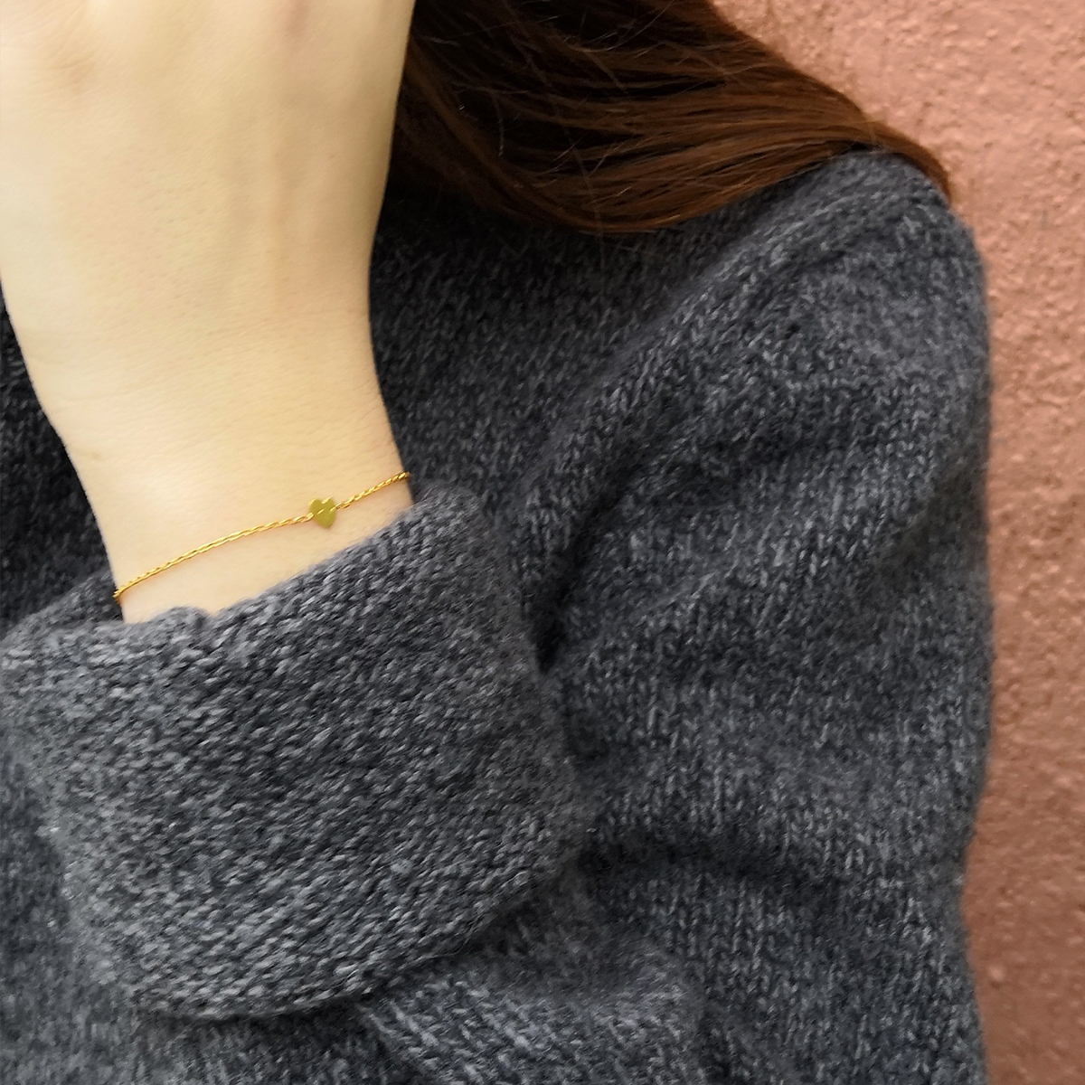 樂洋選物 X Adorabili / 手鍊／微笑愛心