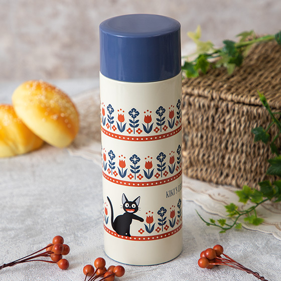 超輕巧不鏽鋼保溫瓶 魔女宅急便 吉吉 現代350毫升