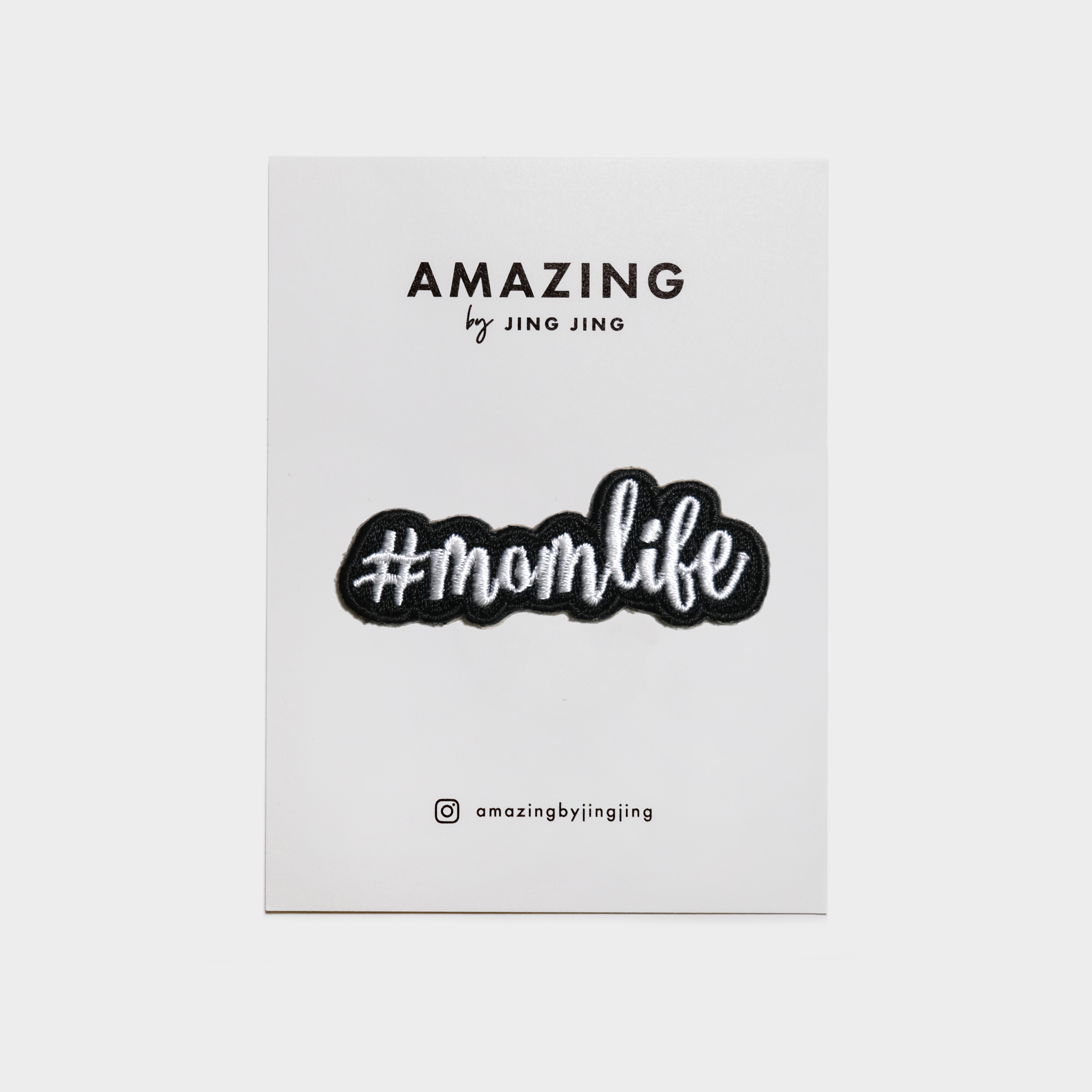 Amazing by Jing Jing 刺繡布貼 - mom life