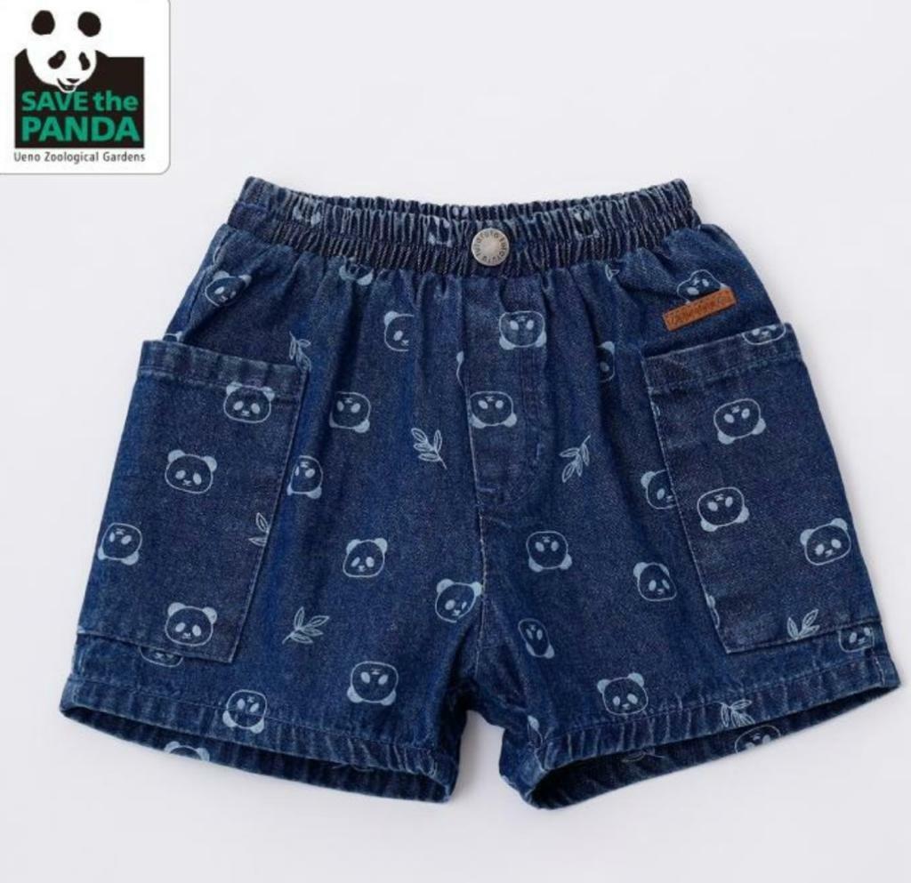 (現貨)🇯🇵日本直送 Save the Panda熊貓牛仔短褲