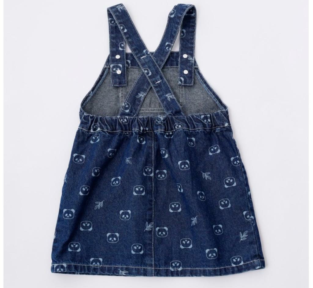 (現貨) 🇯🇵 日本直送Save the Panda 熊貓吊帶牛仔裙