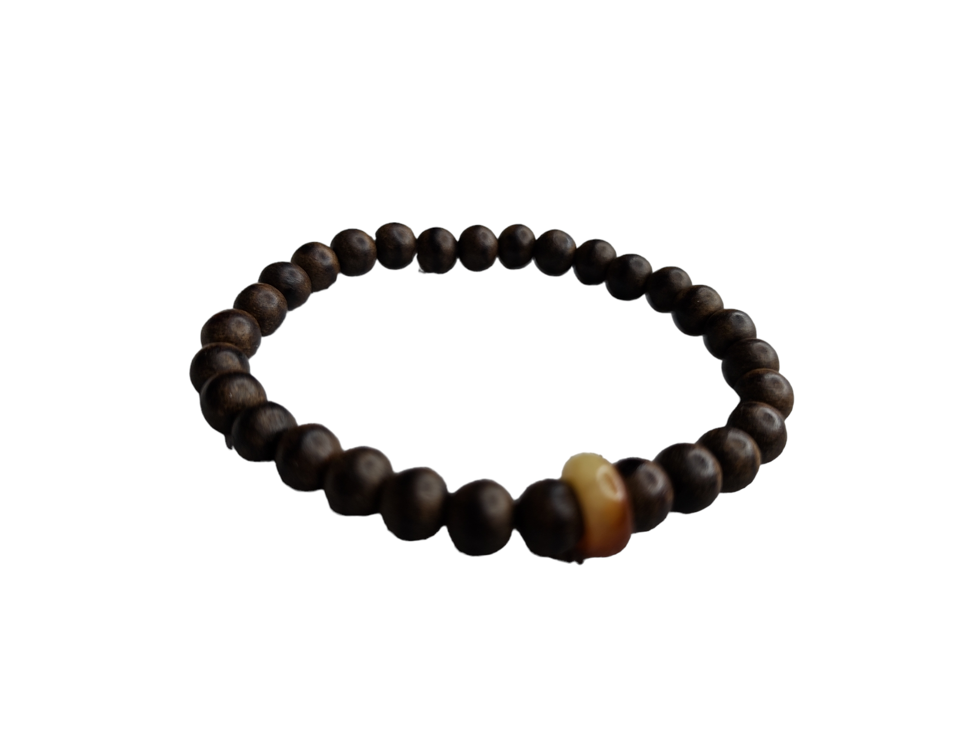 DD12 紅黃翡盤珠設計 沉香手串 6mm+