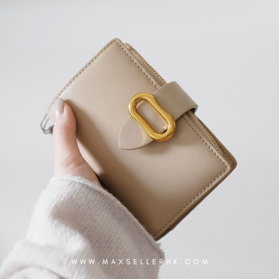 現貨｜奶茶色｜ CHARLES & KEITH 短銀包｜ CHARLES & KEITH Wallet｜Tea