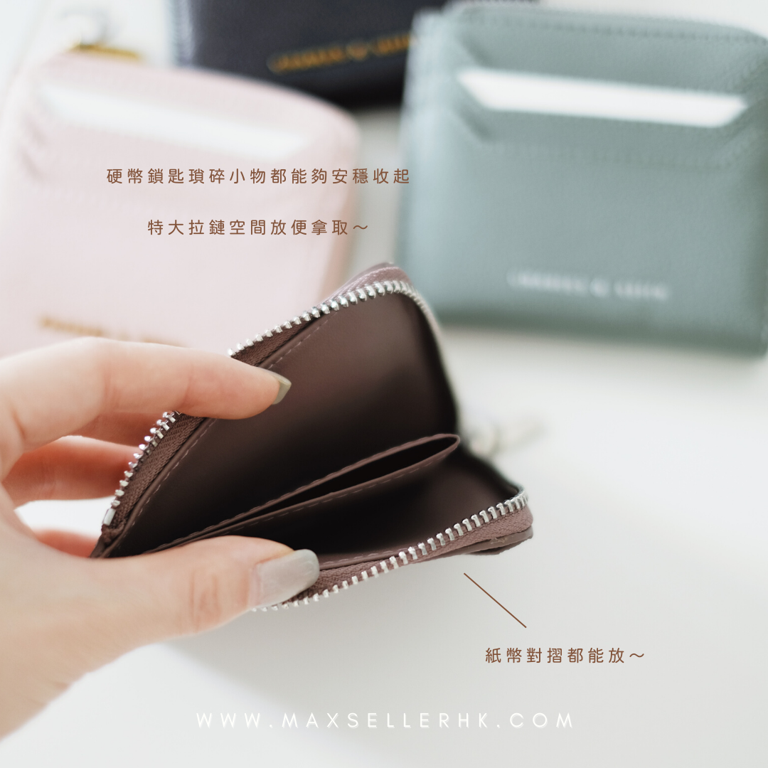 現貨 ｜4 色｜Charles and Keith 拉鏈散紙卡包｜Charles & Keith Cardholder