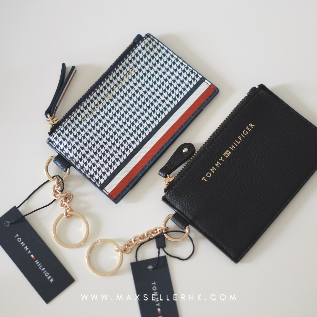 現貨｜2 色｜Tommy Hilfiger Pattern 拉鏈鎖扣卡套｜Tommy Hilfiger Cardholder