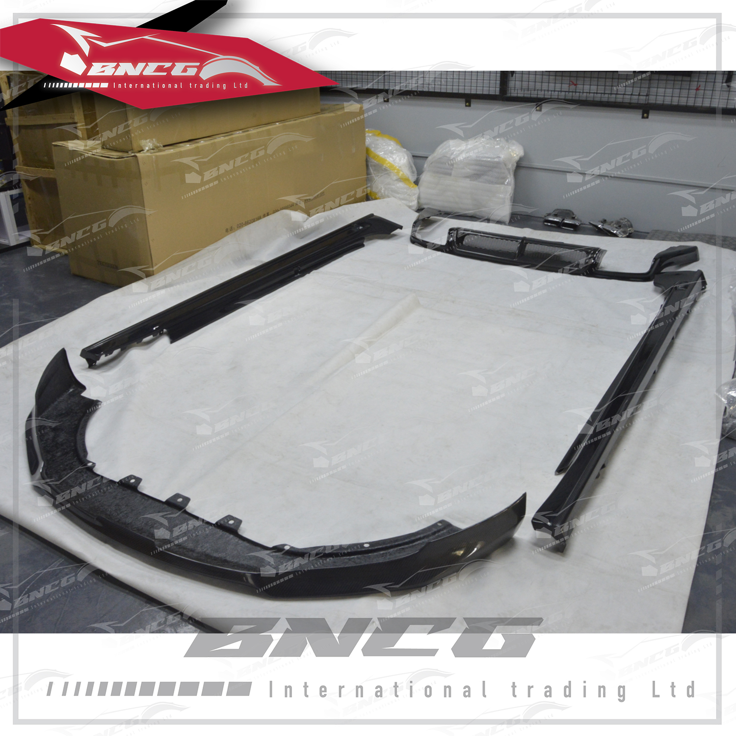 瑪莎拉蒂 Maserati Quattroporte 改裝 卡夢 碳纖維 外觀件 前下巴 側裙 後下巴