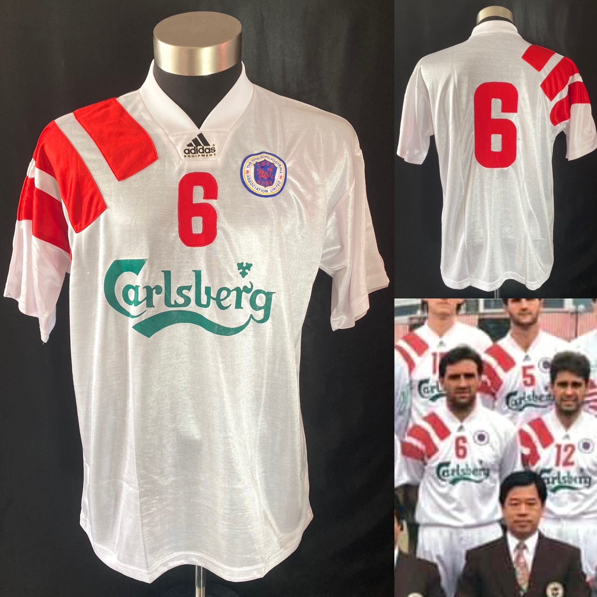Hong Kong League XI 1995 Adidas Away game shirt #6