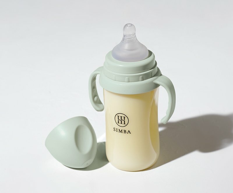 SIMBA 小獅王辛巴 蘊蜜鉑金 PPSU (寬口) 吸管把手奶瓶 270ml 綠沐 綠色 平行進口