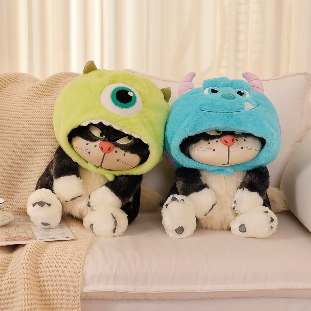 【預購】迪士尼 毛怪 大眼仔 三眼怪 露西法 可愛頭套 冬季防寒拍照道具