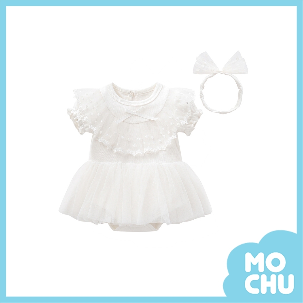 飄飄蕾絲蝴蝶結紗裙(兩色)