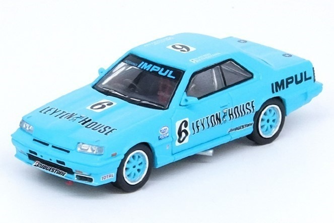 INNO64 1/64 日產 Nissan Skyline 2000 Turbo RS-X (HR31) #6 "LEYTON HOUSE" JTCC 1987 Hajime Kitano / Masahiko Kageyama
