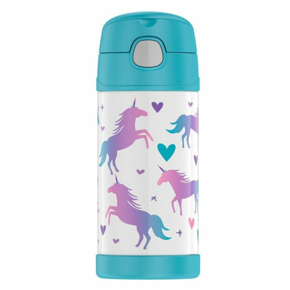 膳魔師 Thermos - 不銹鋼兒童吸管保溫杯 (獨角獸) 355ml (平行進口)