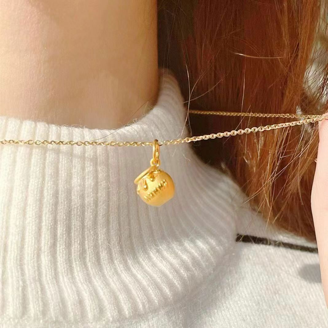 【預購】韓國翻玩卡通鍍金蜂蜜罐項鍊 氣質鎖骨鏈