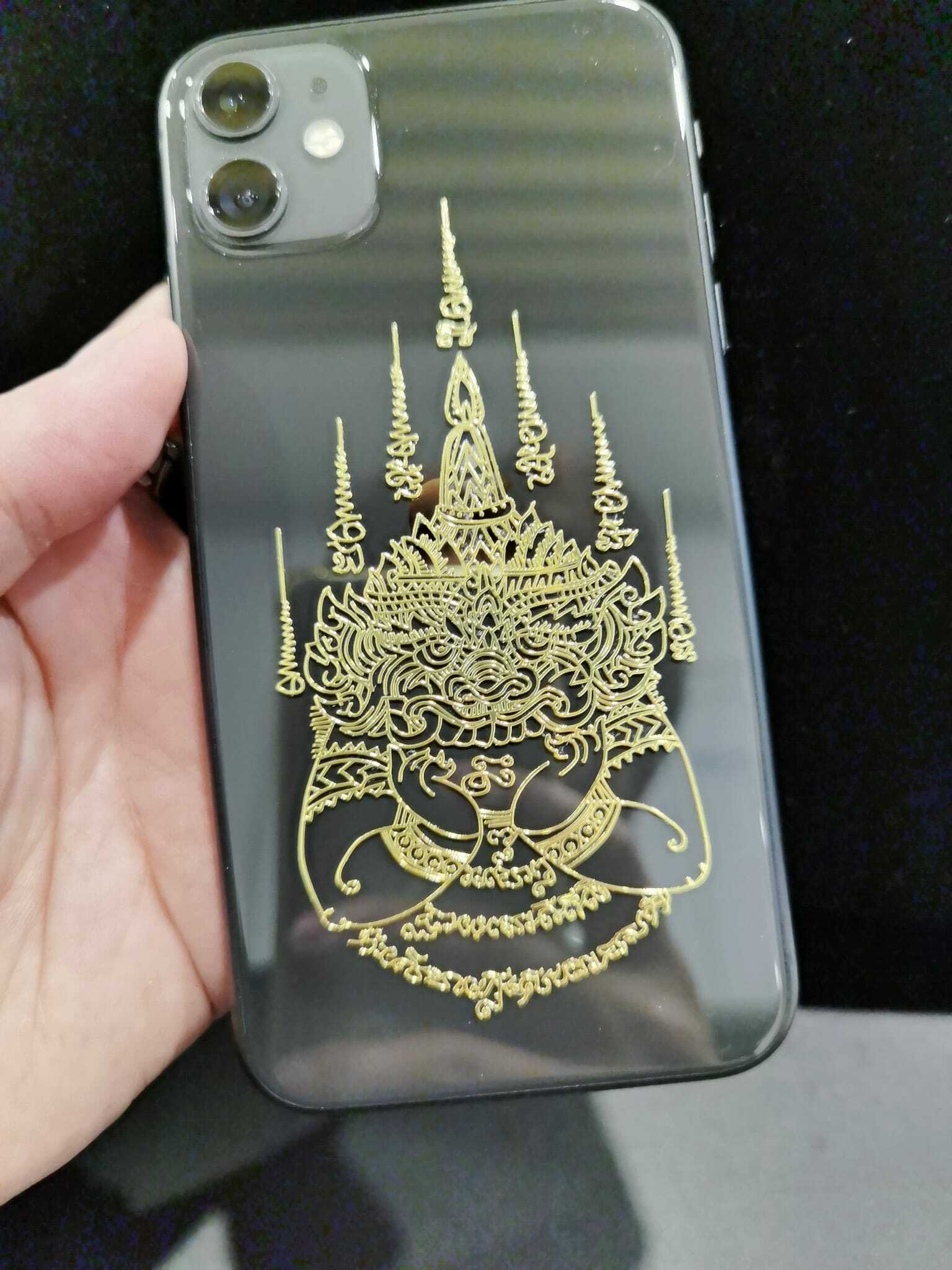 泰國原廟供請 拉胡天神金屬貼 手機背貼