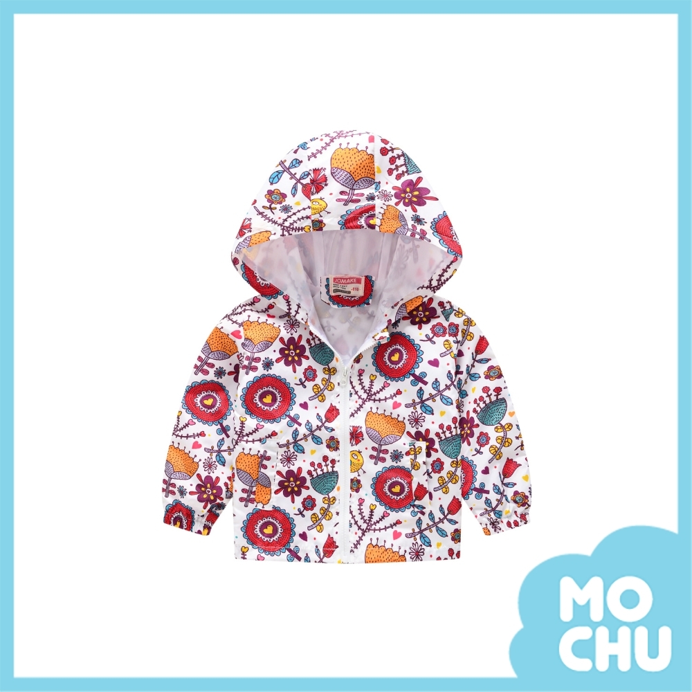 花花草草連帽外套