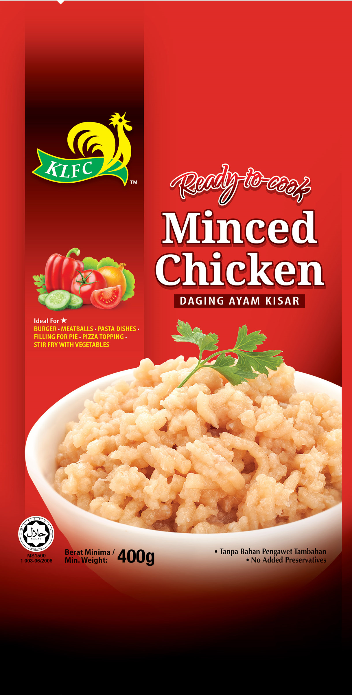 KLFC MINCED CHICKEN 400G