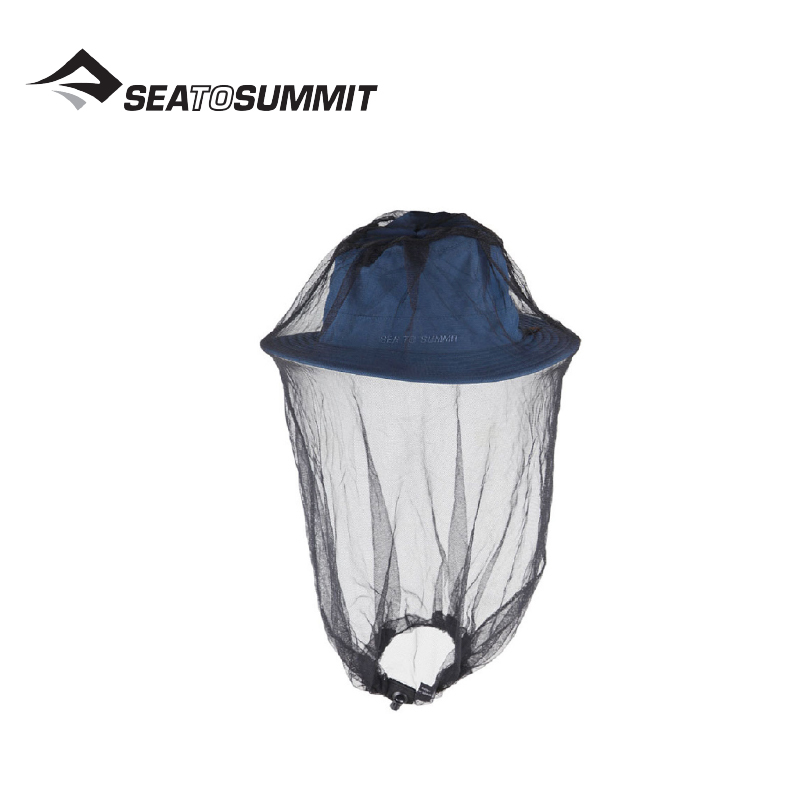 SEATOSUMMIT 澳洲 STSAMOSHP 驅蚊處理防蚊帽 黑 防蟲/輕量/方便/戶外 40STSAMOSHP