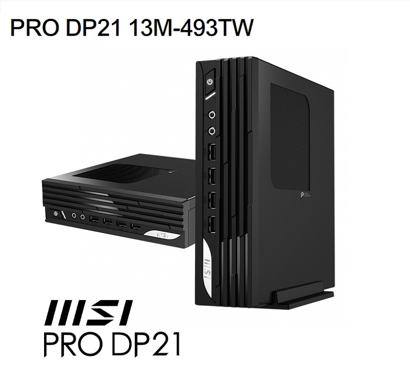 米特3C數位–MSI微星PRO DP21 13M-493TW商用迷你電腦(i7-13700/16G/512G/W11P)